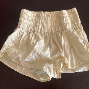 Pale Yellow Free People Shorts!